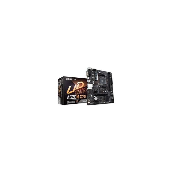 GIGABYTE A520M-S2H MAB AMD A520 AM4 DDR4 5000MHZ DVI HDMI