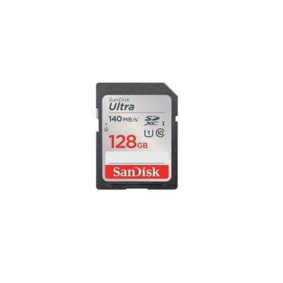 SANDISK SDSDUNB-128G-GN6IN Ultra UHS I 128GB SD Card 140MB/s