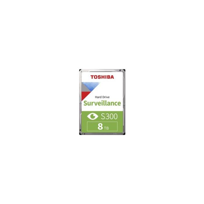 TOSHIBA HDWT380UZSVA 8TB S300 SATA3 7200Rpm 256MB 3.5" Dahili Güvenlik Diski