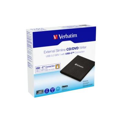 VERBATIM 43886 USB-C External Slimline CD/DVD Yazıcı
